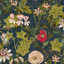 Passiflora Midnight Spice Fabric by the Metre